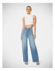 [Abrand Jeans] 99 Low Straight Alexa Recycled in Blue