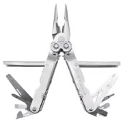 SOG PowerLock Compound Leverage Multitool 'Traveller' -Satin w/Nylon Sheath-EDC