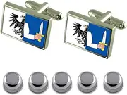 [Select Gifts] Shirt Dress Studs Connacht Flag Cufflinks