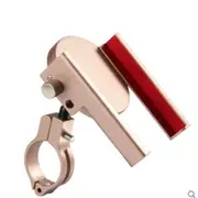3.5-6.8inch Phone GPS Holder Aluminum Alloy Bracket For Motorcycle Bike Scooter Black Red Gold RICHGOLD COLOR