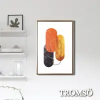在飛比找momo購物網優惠-【TROMSO】北歐時代風尚有框畫-日月長夢WA175(無框