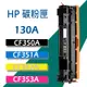 HP 碳粉匣 CF350A/CF351A/CF352A/CF353A (130A) 適用 M176n/M177fw