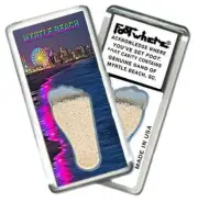 Myrtle Beach FootWhere® Souvenir Magnet. Made in USA
