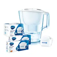 在飛比找momo購物網優惠-【BRITA】愛奴娜3.5L濾水壺+全效濾芯10入(共1壺1