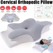 Contour Memory Foam Pillow for Cervical Neck Shoulder Pain Relief Orthopedic OZ