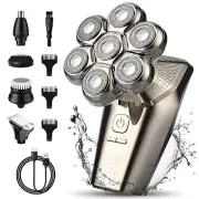 Head Shaver for Bald Men, Electric Razor for Men 5-in-1 Multifunctional Elect...
