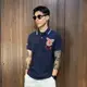 美國百分百【全新真品】Tommy Hilfiger POLO衫 網眼 短袖 TH 上衣 老鷹 logo 深藍 C262