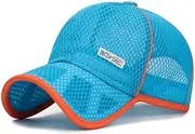 [XibeiTrade] Big Kids Colorful Quick Dry Mesh Baseball Cap Summer Breathable Boy Girl Sunscreen Hat