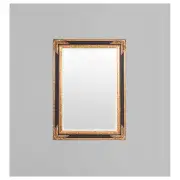 Florentine Mirror, Black/Gold