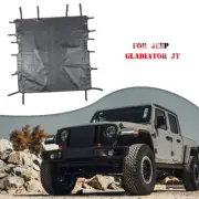 Soft Top Bikini Sunshade Mesh Cover for 4 Door Jeep Gladiator JT 2018+ Black