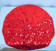 NEW 18" Red Sequin Sparkle Tree Apron