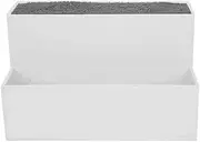 Hairdressing Clips Box Scissors Storage Organizer Large Capacity Hanging Stand CASE Barbershop (White)