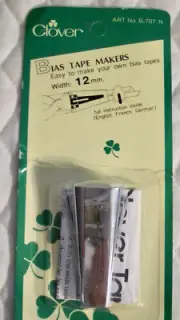 Clover Bias Tape Maker 1/2"/12mm No B-707 N