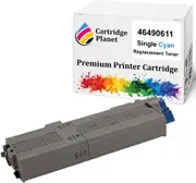 Cyan Compatible Toner Cartridge for OKI 46490611 (6,000 Pages) for OKI C532 C532dn MC563 MC563dn MC573 MC573dn