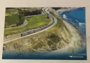 Amtrak Railroad Train Postcard Santa Barbara California Vintage Railway