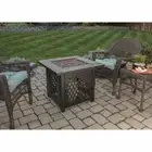Outdoor Propane Fire Pit Table Fireplace Patio Deck Backyard Heater Burner Cover