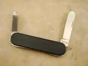 German Richartz Solingen Pocket Knife Vintage Black - Unique Style