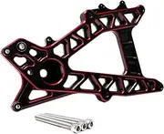 Motorbike Stand Fit For HONDA PCX160 2019-2025 PCX 160 CNC Swing Arm Plug Play High Material CNC Notty SEMSPEED Rear Arm Caliper Plug Support Pad(Black and red)
