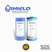 10" x 4.5" Big Blue Nano Silver Sediment Coconut Carbon Water Filter Cartridges