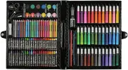 150pcs Art Drawing Set Painting Sketching Tools Water Color Pen Wax Crayon Oil Pastel Drawing Pencils Paint Brush Students Stationery Supplies Gifts