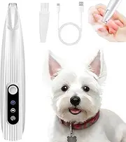 SBERAY Dog Paw Trimmer, Quiet Electric Pet Hair Trimmer Dog Grooming Kit with LED Display, 35dB Low Noise, Rechargeable Paw Trimmer for Dogs Cats Paws, Eyes, Ears, Face, and Rump