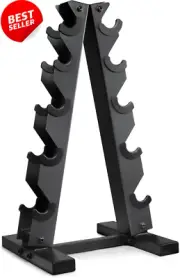 CAP A-Frame Dumbbell Weight Rack – Space-Saving and Durable Design