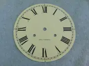 SETH THOMAS WALL / REGULATOR CLOCK METAL PAPER REPLACEMENT DIAL PARTS
