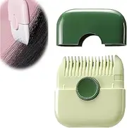 AIFEISHA Trimpocket Hair Trimmer/Comb Kids, Dual-Side Design Hair Trimmer, Double Sided Split Ends Comb, 2 in 1manual Bangs Trim Hair Comb for Women, Replaceable Blades Razor Comb (Green)