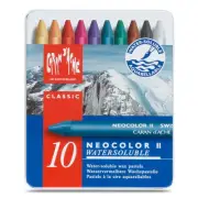 Neocolor Ii 10 Watersoluble Crayon Set