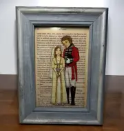 Jane Austen's Marianne and Colonel Brandon "Sense and Sensibility" Mixed Media