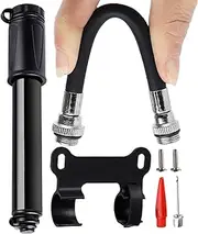 Ceprznvey Cycling Tire Pump | Portable Cycling Pump Tire Inflator - Compact Fast Inflation Tool with Hose, Sports Equipment Maintenance Gear for Soccer Ball, Mountain Road Riding