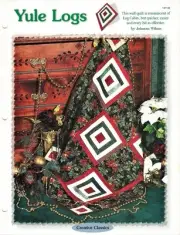 Yule Logs Wall Quilt Creative Scrap Quilt Pattern Instruction Leaflet