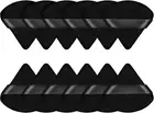 12 Pcs Triangle Powder Puffs Body Loose Powder Beauty Makeup Accessory Black Sof