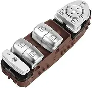 Electric window switch For Mercedes For Benz W205 W253 C For GLC Class C200 C200 GLC260 Electrical Window Switch Button Door Glass Control Switch(Brown)