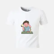 Unisex 1-Pack Polyester T-Shirt - White Blank, X-Large