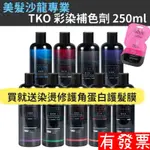 【現貨】 TKO 染後專用補色洗髮精  洗髮染 彩染補色劑 護髮染 增色洗髮精 美髮沙龍專業用品 250ML 台灣製造