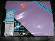 VINTAGE PENNYS FULL SIZE PURPLE FLAT SHEET NO IRON MUSLIN 81X104 NEW DOUBLE BED