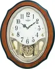 Rhythm Harmonic Juliet 4MJ444UR06 Musical Wall Clock With Harmonica Accompanimen