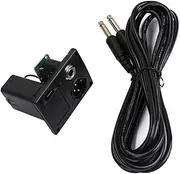 LABRIMP Acoustic Guitar Eq Battery Box with Cable Holder for Active Pickup Compatible with Guitar Bass Ukulele Pin B Type Output Jack for Easy Replacement