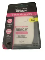 1 Pack: Johnson & Johnson Reach Gentle Gum Care Soft Woven Mint Floss 50 Yd New