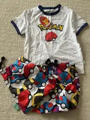 New Pokémon x Peter Alexander Boys Pyjama PJ set size 3 Gift Set Free Postage