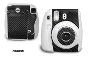 Custom Skin Sticker Wrap Decal For Fujifilm Instax Mini 8 Instant Camera CARBON