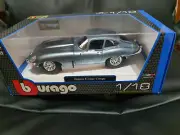 Burago 1/18 scale Jaguar E Type Coupe ref 18-12044 BNIB