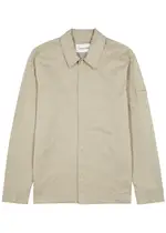Calvin Klein Twill Overshirt - Beige - S S