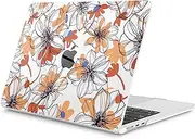 Mektron Compatible with M4 MacBook Air 15 inch Case 2025 A3241 2024 2023 M3 A3114 A2941 M2 Liquid Retina Display Touch ID, Plastic Hard Case & Keyboard Skin & Screen Protector - Floral C345