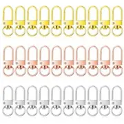 30PCS Metal Lobster Claw Clasps, Lanyard Swivel Snap Gold, Silver, Rose Gold