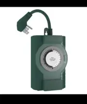 STANLEY TIMEIT OUTDOOR TWIN GROUNDED 2-OUTLET MECHANICAL TIMER (as)