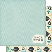 Pink Paislee - Hey Kid - Simon Says 12X12 Double-Sided Paper