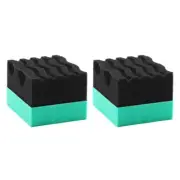 Double Splicing Vinyl Plastic Rubber Applicator Pad for Long lasting Use 2pcs