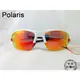 ◎明美鐘錶◎ Polaris PS81651W 亮白色鏡框/鏡架(紅黑色點綴) 偏光半框太陽眼鏡/墨鏡